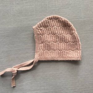 Zara mini knitted bonnet